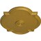 Ekena Millwork Waltz Ceiling Medallion (Fits Canopies up to 5 1/4"), 24"W x 20 1/2"H x 1 1/8"P, Pharaohs Gold CM24WAPGS - alternate 4